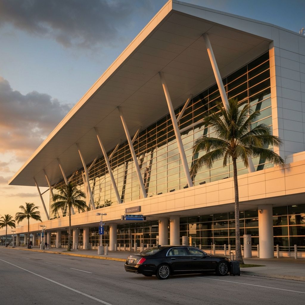 Miami International Airport MIA luxury black car service