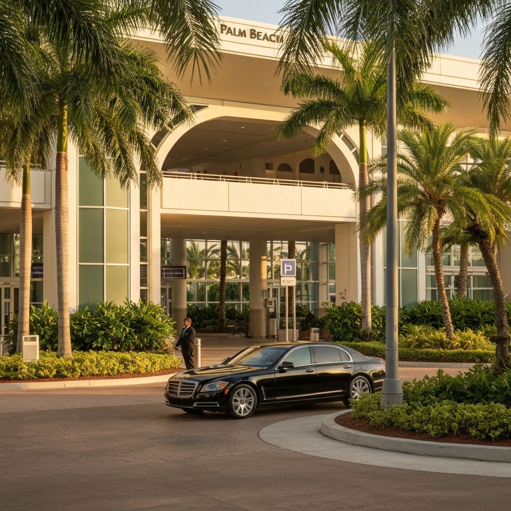 Palm Beach International Airport PBI luxury black car service