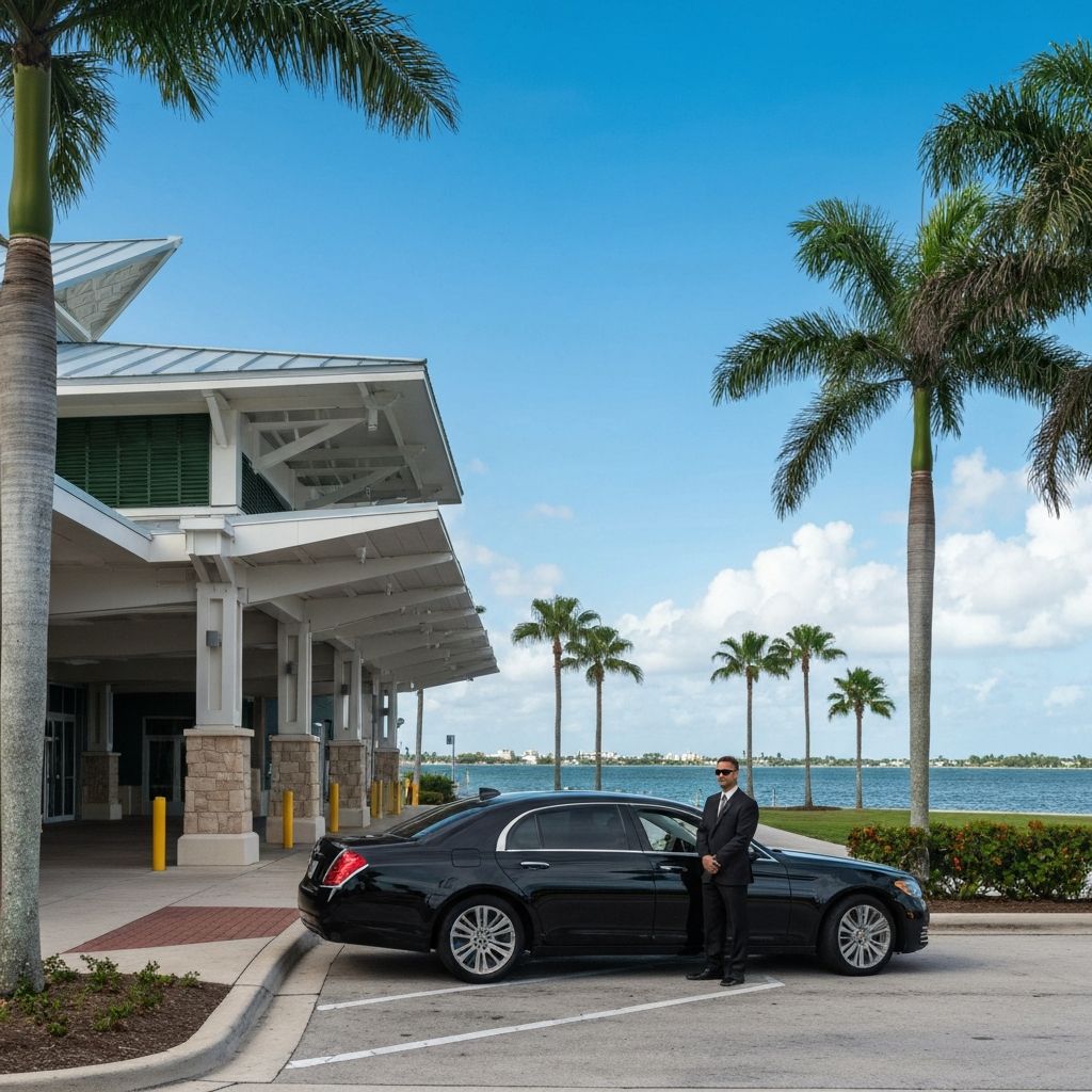 Sarasota Bradenton Airport SRQ luxury black car service