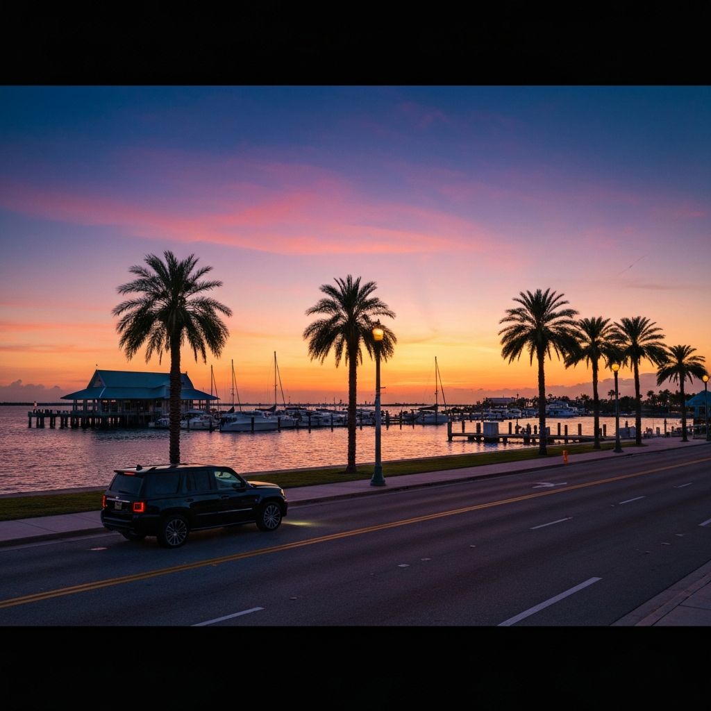 St. Petersburg Florida waterfront - BlackRide luxury car service