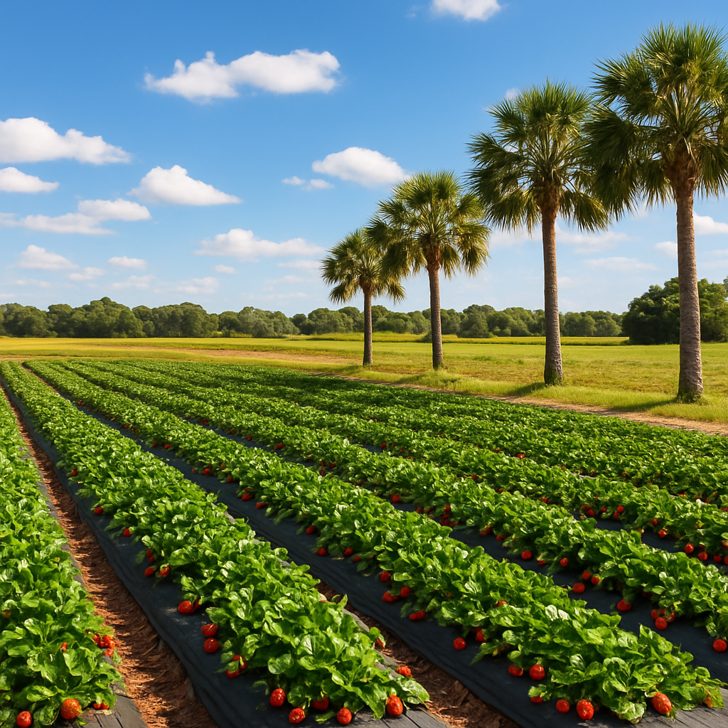 Wimauma Florida farmland and open countryside in southeastern Hillsborough County - BlackRide luxury car service