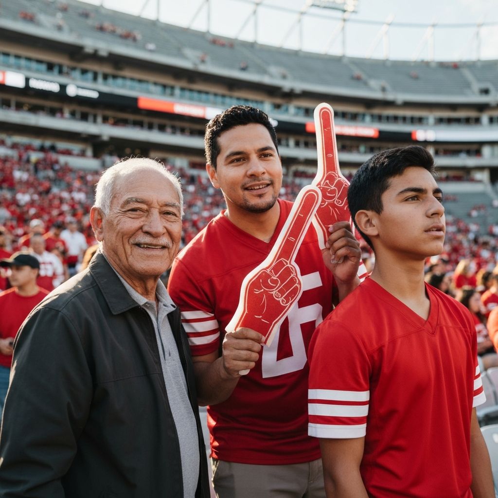 Happy fans enjoying Raymond James Stadium game day