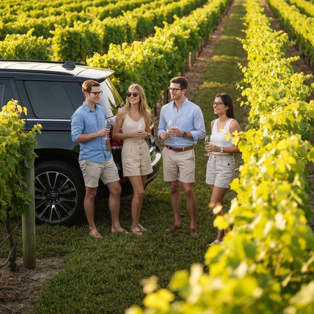 Wine Tours & City Tours - BlackRide Car Service Tampa FL